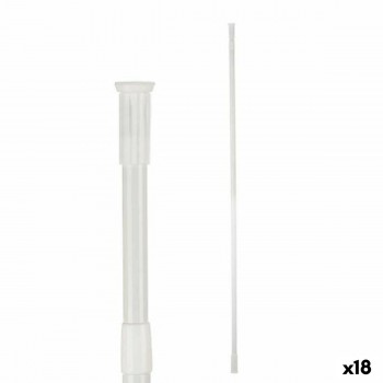 Выдвижная планка Berilo Белый Алюминий 260 x 2,2 x 2,2 cm Душ (18 штук)