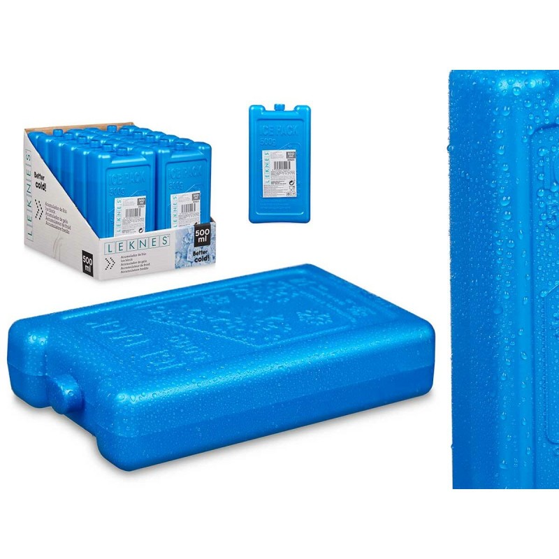 Аккумулятор холода Leknes 500 ml 9,5 x 18 x 4 cm 18 x 4 x 9,5 cm (12 штук)