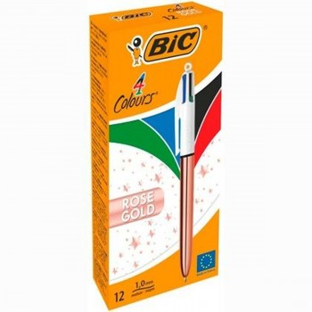 Ручка Bic Белый Розовый (12 Предметы)