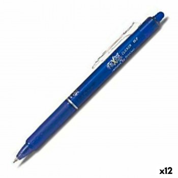 Ручка Pilot Frixion Clicker Стираемые чернила Синий 0,4 mm 12 штук