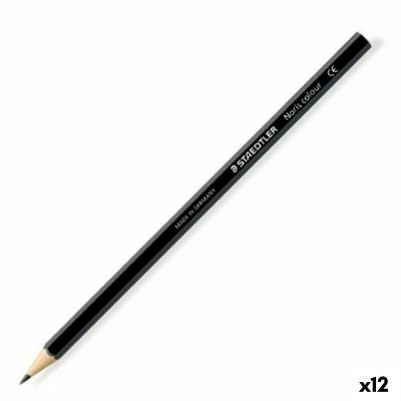 Цветные карандаши Staedtler Wopex Чёрный (12 штук)