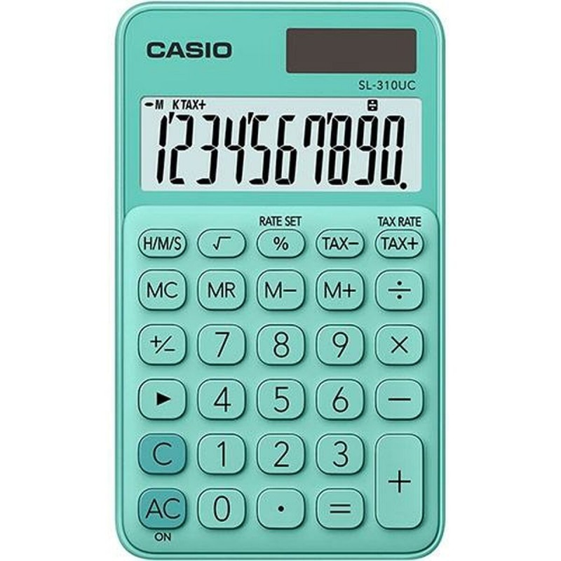 Калькулятор Casio SL-310UC Зеленый (10 штук)