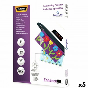 Laminating Pouches Fellowes 100 Предметы Прозрачный A3 (5 штук)