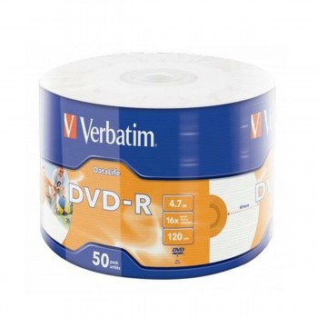 DVD-R Verbatim 4,7 GB 16x (12 штук)