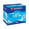 CD-R Verbatim AZO 700 MB 52x 10 Предметы (10 штук)