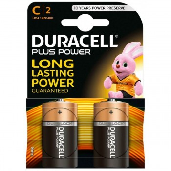 Батарейки DURACELL Plus Power L2 CLR14 1,5 V LR14 (10 штук)