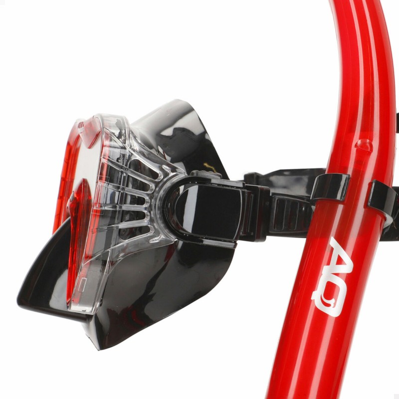 Очки для ныряния с трубкой AquaSport Синий Красный (6 штук)