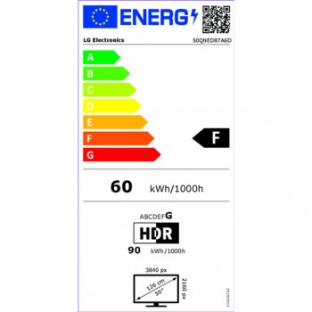Смарт-ТВ LG 50QNED87A6D.AEU 4K Ultra HD 50" LED HDR Edge-LED QNED