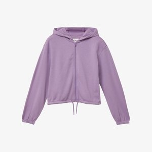 Zip-up sweatshirt - lavendel Zip-up sweatshirt - lavendel