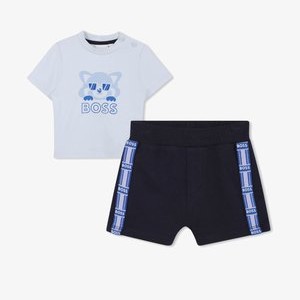 BABY SHORTS GIFT BOX SET - Baby gifts - pale blue BABY SHORTS GIFT BOX SET - Baby gifts - pale blue