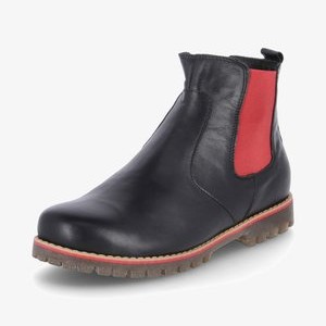 Classic ankle boots - schwarz rot