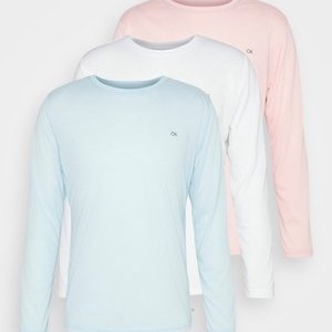 ASSORTED LONG SLEEVE 3 PACK - Long sleeved top - rose/white/light blue ASSORTED LONG SLEEVE 3 PACK - Long sleeved top - rose/white/light blue