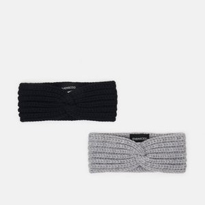 2 PACK - Ear warmers - grey/black 2 PACK - Ear warmers - grey/black
