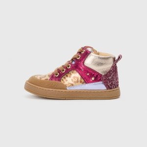 MOUSSE BUMP UNISEX - High-top trainers - leo/fushia MOUSSE BUMP UNISEX - High-top trainers - leo/fushia
