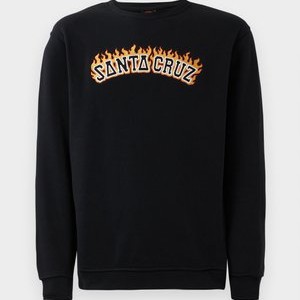 BURNT COLLEGIATE CREW UNISEX - Sweatshirt - black BURNT COLLEGIATE CREW UNISEX - Sweatshirt - black