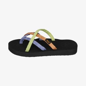 OLOWAHU  - T-bar sandals - mixed b/wind/multi