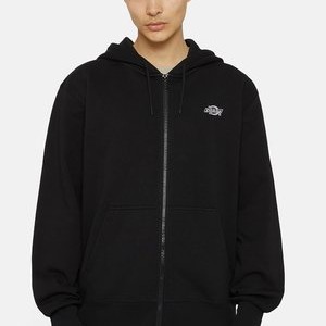 Zip-up sweatshirt - black Zip-up sweatshirt - black