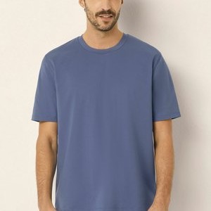 Basic T-shirt - light blue plain