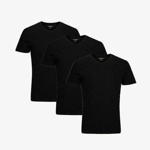 3ER PACK - Basic T-shirt - schwarz