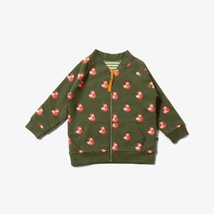 REVERSIBLE EASY RIDER - Zip-up sweatshirt - green REVERSIBLE EASY RIDER - Zip-up sweatshirt - green