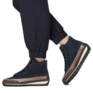 JANIS STRIP PLUS CHIC  - High-top trainers - marineblau