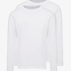 2 PACK - Long sleeved top - white 2 PACK - Long sleeved top - white