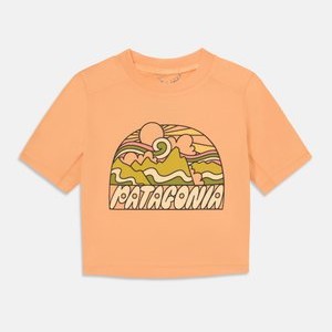 BABY CAP UNISEX - Print T-shirt - fitz roy rays/heirloom peach BABY CAP UNISEX - Print T-shirt - fitz roy rays/heirloom peach