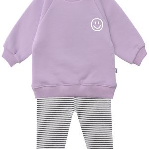 2 PIECE SET SMILEY - Leggings - Trousers - mehrfarbig