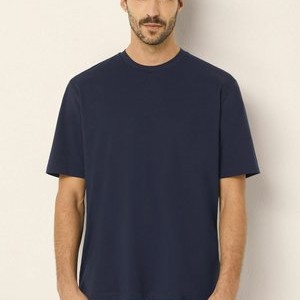 Basic T-shirt - dark blue plain Basic T-shirt - dark blue plain