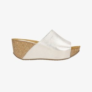 Heeled mules - silver coloured Heeled mules - silver coloured