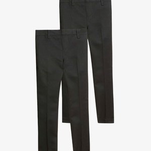 2PK SKINNY LEG SCHOOL - Chinos - black