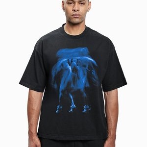 X6 UNISEX - Print T-shirt - black X6 UNISEX - Print T-shirt - black