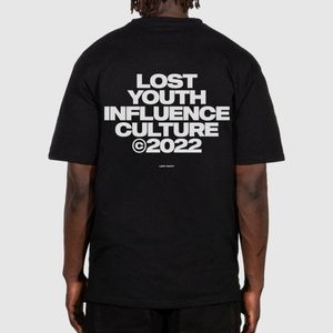 LY CULTURE - Print T-shirt - black