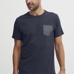 FQDante - Basic T-shirt - navy blazer melange FQDante - Basic T-shirt - navy blazer melange