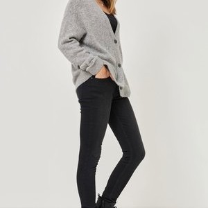 Platform ankle boots - black