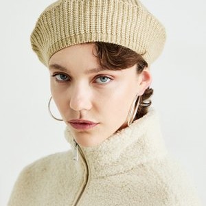 BERET HAT - Beanie - beige BERET HAT - Beanie - beige