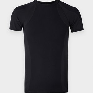 COMPRESSION CONTOUR UNISEX - Basic T-shirt - black COMPRESSION CONTOUR UNISEX - Basic T-shirt - black