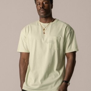 LOGO POCKET TEE UNISEX - Basic T-shirt - meadow mist