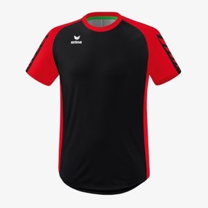 FUSSBALL - TEAMSPORT- SIX WINGS - Print T-shirt - schwarzrot FUSSBALL - TEAMSPORT- SIX WINGS - Print T-shirt - schwarzrot
