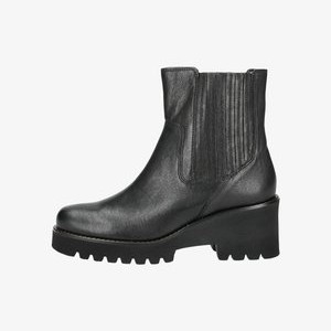 Wedge Ankle Boots - schwarz micro Wedge Ankle Boots - schwarz micro