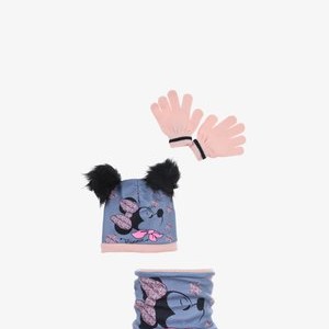 WINTER SET 3 TLG - Gloves - lila