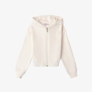 Zip-up sweatshirt - latte Zip-up sweatshirt - latte