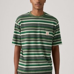 WORKWEAR TEE - Basic T-shirt - darlin stripe four leaf clover WORKWEAR TEE - Basic T-shirt - darlin stripe four leaf clover