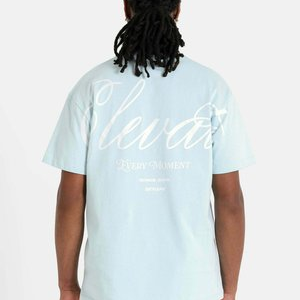 ELEVATE - Print T-shirt - light blue