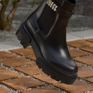 YELMA - Platform ankle boots - black YELMA - Platform ankle boots - black
