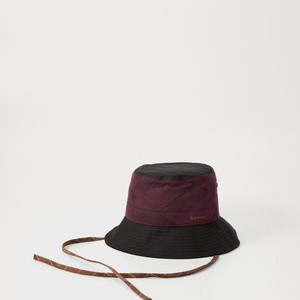BRACKLEY WAX BUCKET HAT - Hat - merlot/black BRACKLEY WAX BUCKET HAT - Hat - merlot/black
