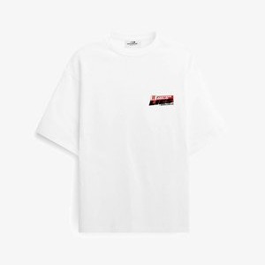Print T-shirt - white