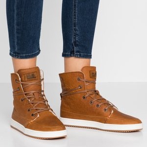 CHESS - High-top trainers - cognac/offwhite CHESS - High-top trainers - cognac/offwhite