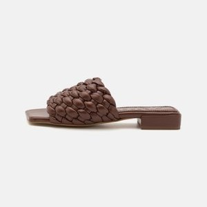 ASTER WOVEN - Mules - dark brown ASTER WOVEN - Mules - dark brown