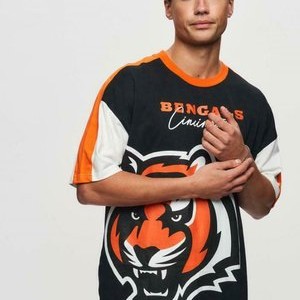 Cincinnati Bengals Cut and Sew - Print T-shirt - weiss Cincinnati Bengals Cut and Sew - Print T-shirt - weiss